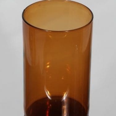 Nuutajärvi Purtilo maljakko, ruskea, suunnittelija Kaj Franck,