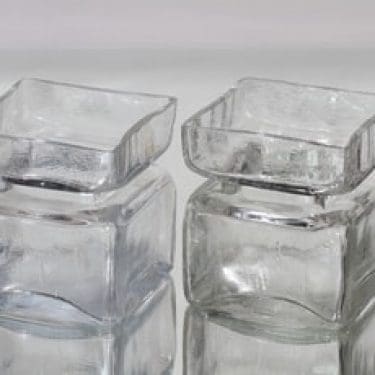 Riihimäen lasi Pala maljakot, koko 4/6, 2 kpl, suunnittelija Helena Tynell, koko 4/6