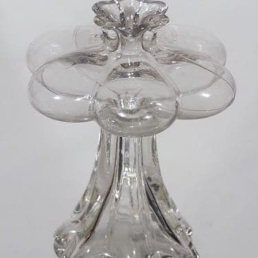 Riihimäen lasi Päivänkukka maljakko, kirkas, suunnittelija Helena Tynell,