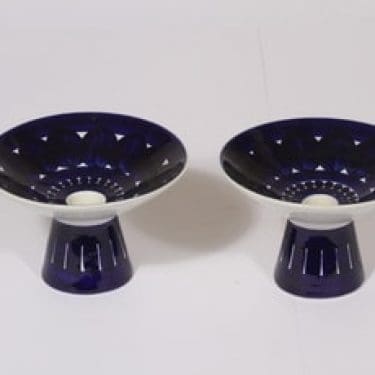 Arabia Valencia kynttilänjalat, 2 kpl, suunnittelija Ulla Procope,