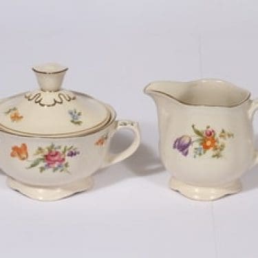 Arabia Kesäkukka sokerikko ja kermakko, suunnittelija ,