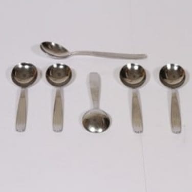 Hackman Scandia teelusikat, 6 kpl, suunnittelija Kaj Franck,