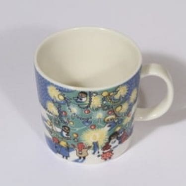 Arabia Muumi muki, Joulu 2004-2005, suunnittelija Tove Slotte, Joulu 2004-2005, serikuva