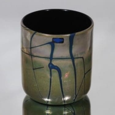 Nuutajärvi maljakko, signeerattu, suunnittelija Björn Weckström, signeerattu