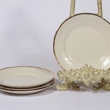 Arabia Kultakoriste leivoslautaset, 4 kpl, suunnittelija , kultakoriste