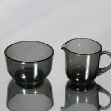 Nuutajärvi 5578 sokerikko ja kermakko, harmaa, suunnittelija Saara Hopea,