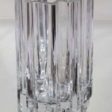 Iittala Arcadia maljakko, signeerattu, suunnittelija Tapio Wirkkala, signeerattu, suuri, massiivinen