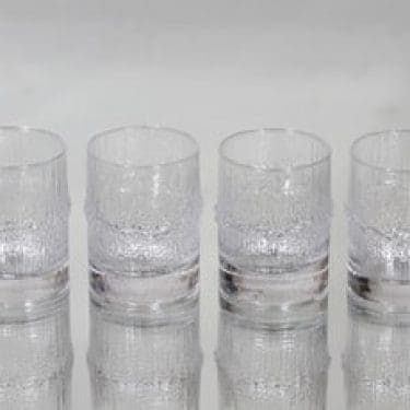 Iittala Niva snapsilasit, 8 cl, 4 kpl, suunnittelija Tapio Wirkkala, 8 cl