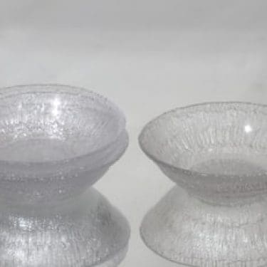 Iittala Solaris lautaset, syvä, 4 kpl, suunnittelija Tapio Wirkkala, syvä