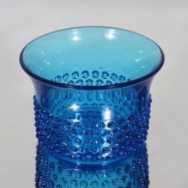 Nuutajärvi Näppyläkulho kulho, turkoosi, suunnittelija Saara Hopea,