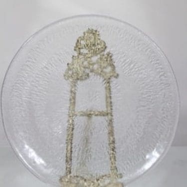 Iittala Solaris vati, kirkas, suunnittelija Tapio Wirkkala, suuri