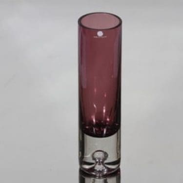 Iittala 3586 maljakko, signeerattu, suunnittelija Tapio Wirkkala, signeerattu