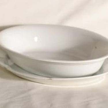 Arabia vati ja kulho, suunnittelija , koristelematon