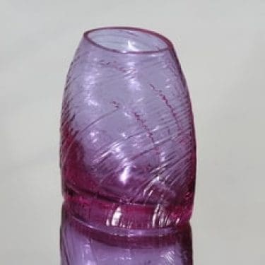 Nuutajärvi 1407 maljakko, lila, suunnittelija , pieni