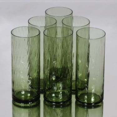 Riihimäen lasi Neptuna lasit, 28 cl, 6 kpl, suunnittelija Nanny Still, 28 cl