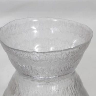 Iittala Solaris kulho, kirkas, suunnittelija Tapio Wirkkala,