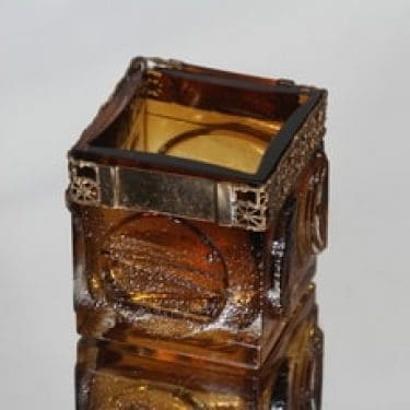 Turun Hopea kulho, signeerattu, suunnittelija Pentti Sarpaneva, signeerattu, pronssivanne, pieni