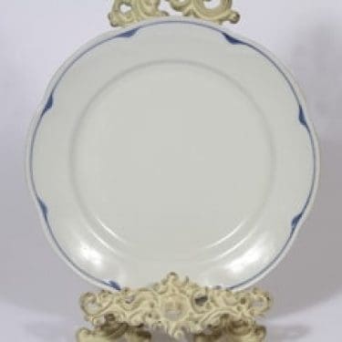 Arabia Pekka lautanen, sininen, suunnittelija , raitakoriste