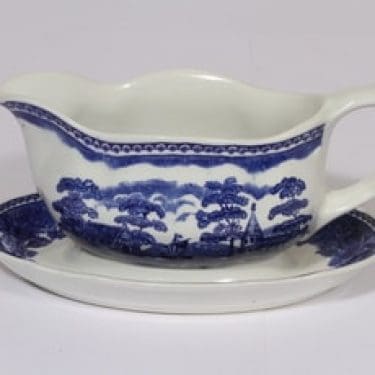 Arabia Maisema kastikekaadin, sininen, suunnittelija , kuparipainokoriste