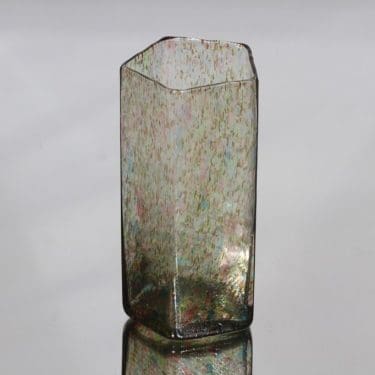 Nuutajärvi Tahiti maljakko, monivärinen, suunnittelija Oiva Toikka,