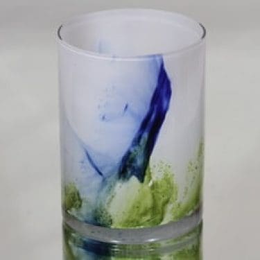 Riihimäen lasi Koralli maljakko, monivärinen, suunnittelija Tamara Aladin,