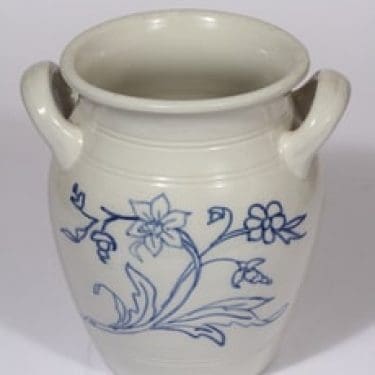 Arabia kukkakuvio ruukku, 2.85 l, suunnittelija , 2.85 l, kobolttimaalattu