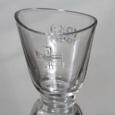 Riihimäen lasi Korsu-malja malja, kirkas, suunnittelija ,