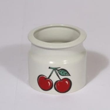 Arabia Tutti Frutti purnukka, kirsikka, suunnittelija , kirsikka, serikuva, pop art