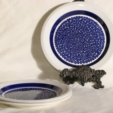 Arabia Faenza lautaset, 3 kpl, suunnittelija Inkeri Seppälä,