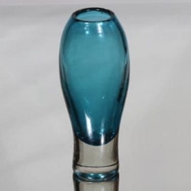 Riihimäen lasi Nimipäivä maljakko, signeerattu, suunnittelija Aimo Okkolin, signeerattu