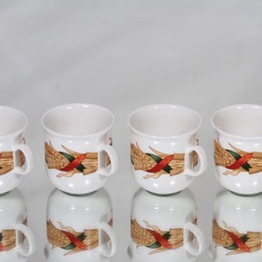 Arabia Santa glögimukit, 4 kpl, suunnittelija ,