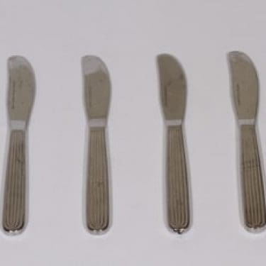 Hackman Scandia veitset, 4 kpl, suunnittelija Kaj Franck, teräs