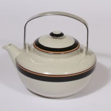 Arabia Reimari teekaadin, suunnittelija Inkeri Leivo, raitakoriste