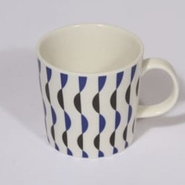 Arabia Aallokko muki, 30 cl, suunnittelija , 30 cl, serikuva