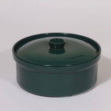 Arabia Kilta vuoka, vihreä, suunnittelija Kaj Franck,