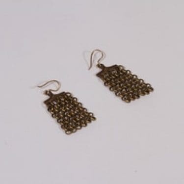 Kalevala Koru korvakorut, Hämäläinen juhlakääty|pronssi, 2 kpl, suunnittelija , Hämäläinen juhlakääty|pronssi