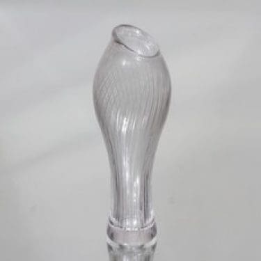 Iittala Varsanjalka taide-esine, signeerattu, suunnittelija Tapio Wirkkala, signeerattu, pieni, viivahiottu