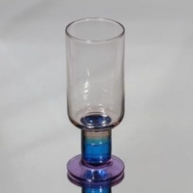 Nuutajärvi Pokaali pokaali, sininen-kirkas, suunnittelija Kaj Franck, pieni