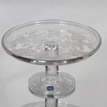 Nuutajärvi Rosita vati, jalallinen, suunnittelija Kerttu Nurminen, jalallinen, pieni