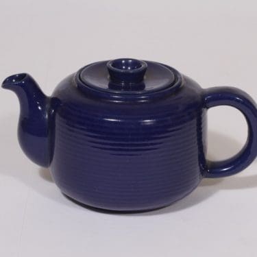 Arabia MS 1 teekaadin, sininen, suunnittelija Michael Schilkin, pieni