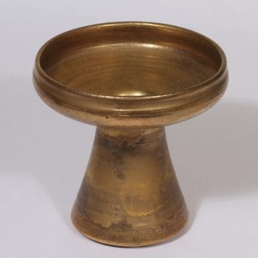 Savitorppa maljakko, signeerattu, suunnittelija Kauko Forsvik, signeerattu, kullattu