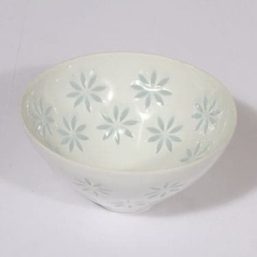 Arabia FK kulho, riisiposliini, suunnittelija Friedl Holzer-Kjellberg, riisiposliini, pieni, massasigneerattu