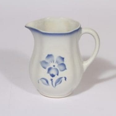 Arabia Nina kaadin, sininen, suunnittelija , pieni, puhalluskoriste, Kukka-aihe