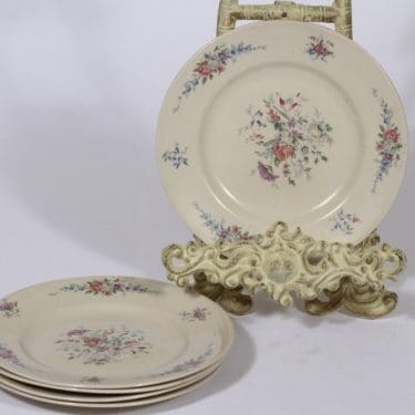 Arabia lautaset, 5 kpl, suunnittelija , pieni, siirtokuva