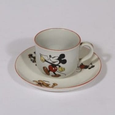 Arabia Mikki Hiiri lasten kahvikuppi, suunnittelija , pieni, siirtokuva