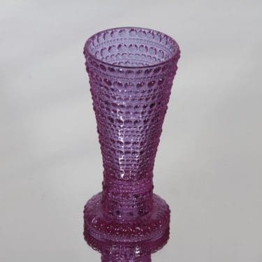 Nuutajärvi Kastehelmi kääntömaljakko, neodymi, suunnittelija Oiva Toikka,