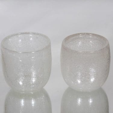 Nuutajärvi Iglu juomalasit, 20 cl, 2 kpl, suunnittelija Oiva Toikka, 20 cl