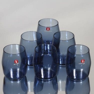 Iittala i-103 snapsilasit, 6 cl, 6 kpl, suunnittelija Timo Sarpaneva, 6 cl, i-väri