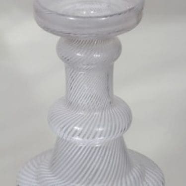 Nuutajärvi Filigraani maljakko, kirkas, suunnittelija Heikki Orvola, suuri, filigraani