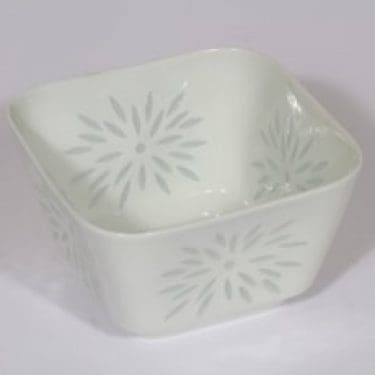 Arabia FK kulho, massasigneerattu, suunnittelija Friedl Holzer-Kjellberg, massasigneerattu, pieni, riisiposliini